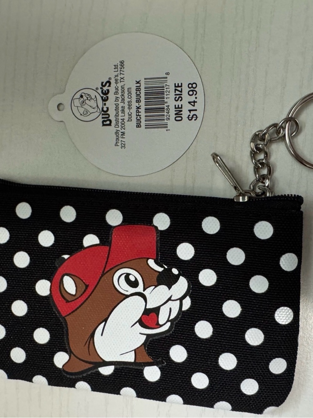 Buc-ee’s Keychain Coin Purse NWT